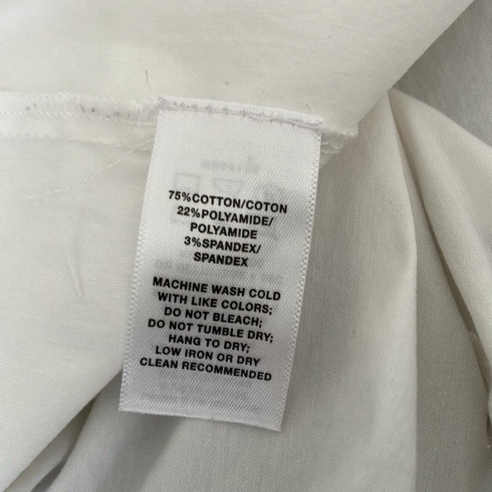 Lafayette 148 White Sleeveless Split-neck Top size XXL - Picture 9 of 11